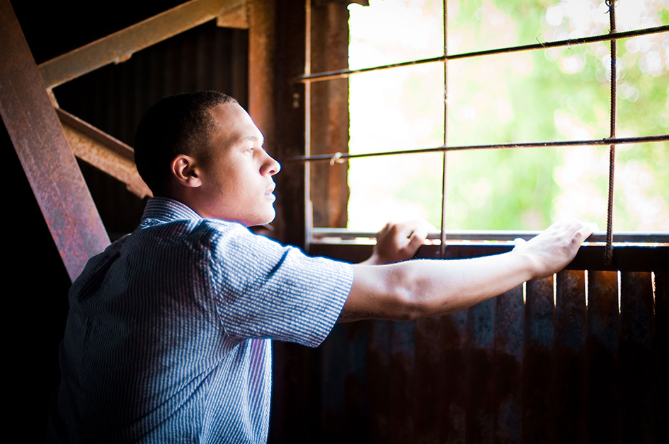 Male portraits outdoors